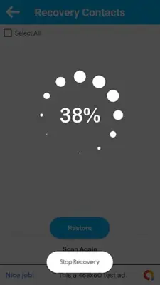 Recovery Contacts android App screenshot 3